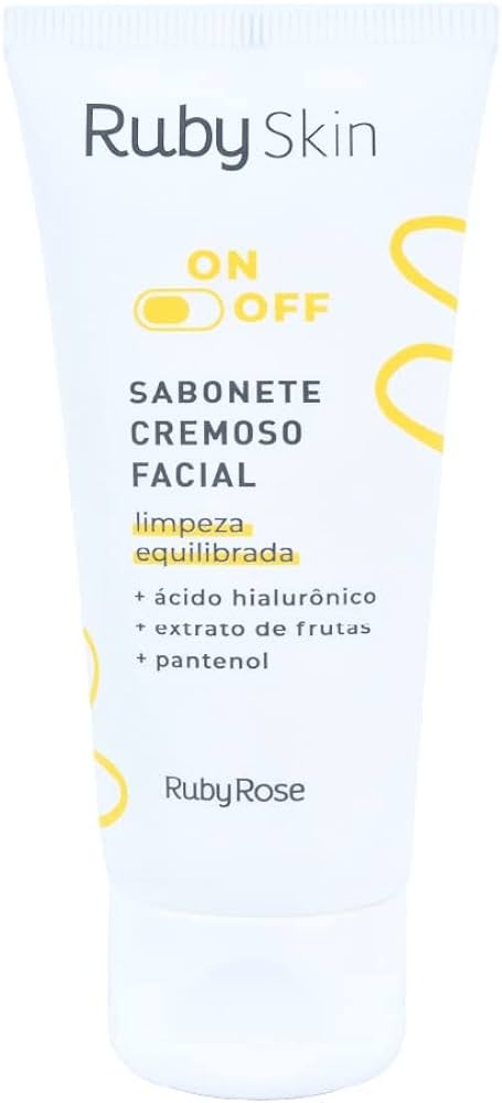 Sabonete Cremoso Facial On/Off Rubyskin - Ruby Rose