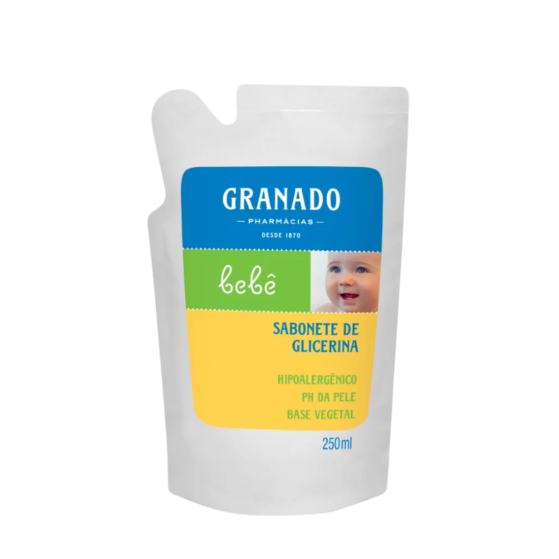 Sabonete Líquido Glicerina Bebê Tradicional 250ml Refil - Granado