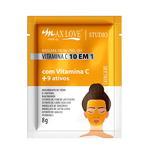 Máscara Facial Vitamina C 10 em 1 - Max Love