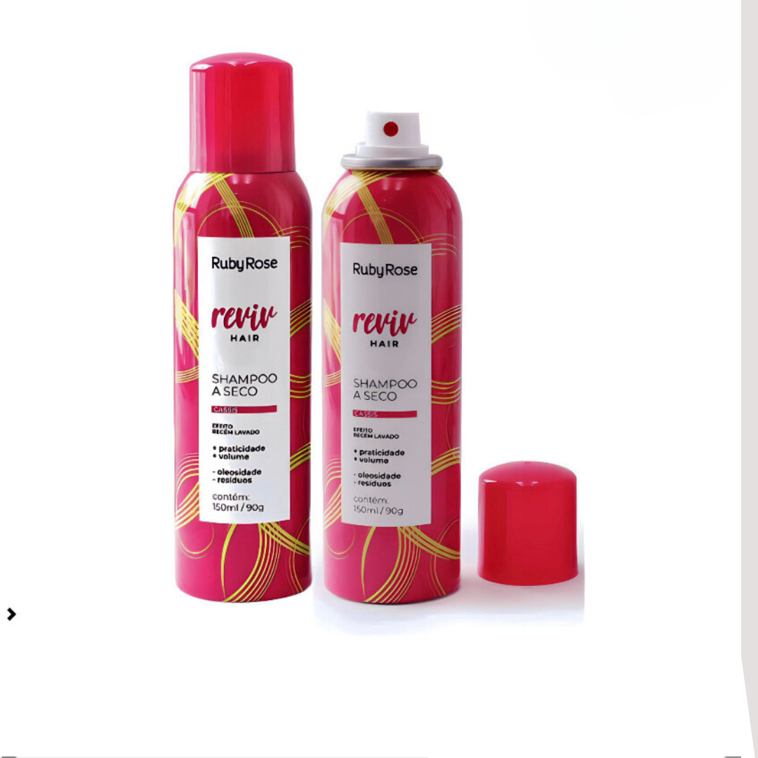 Shampoo a Seco Reviv Hair Baunilha - Ruby Rose