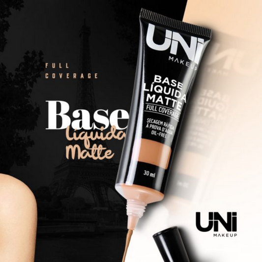 Base Liquida Full Coverage Matte C01- Uni Makeup