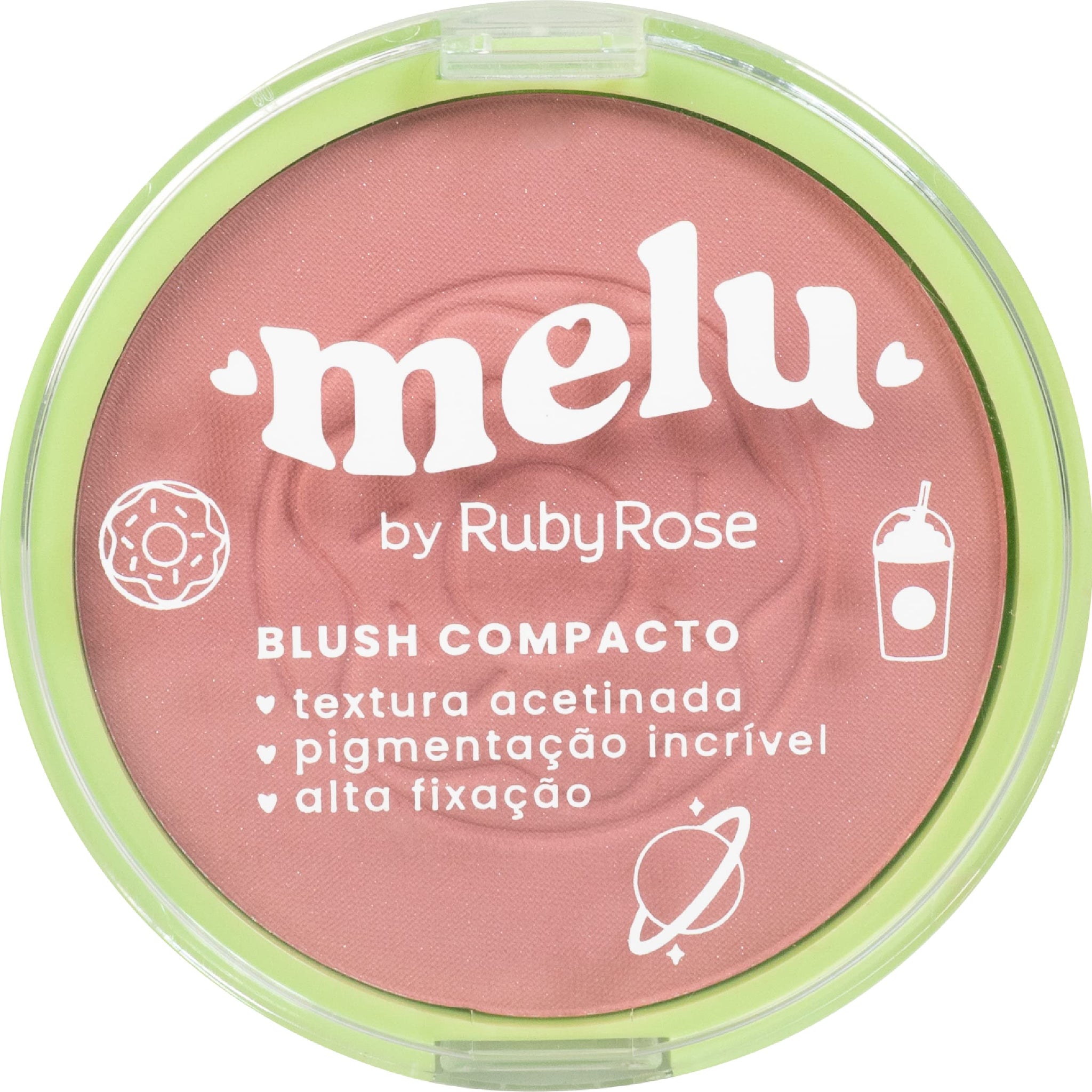 Blush Compacto Bubblegum - Melu By Ruby Rose