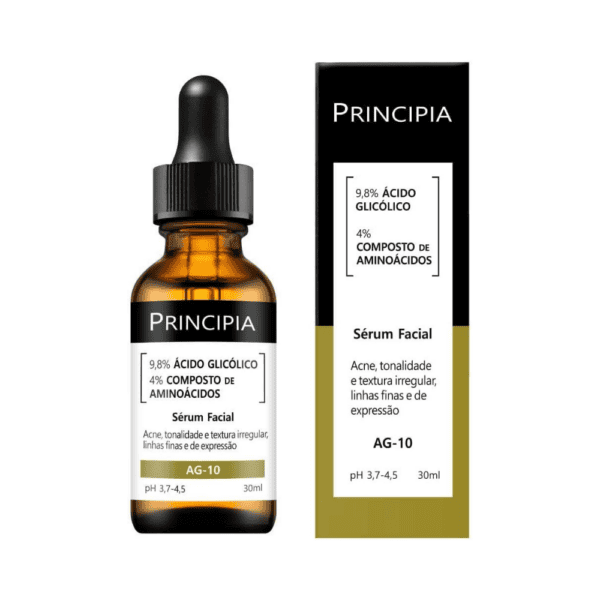 AG-10 Sérum Facial  Ácido Glicólico + Aminoácidos - Principia