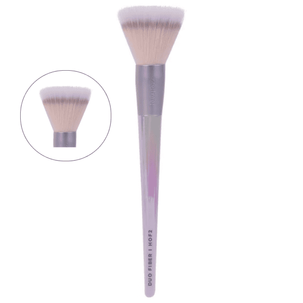 Pincel Duo Fiber Holographic - Ruby Rose