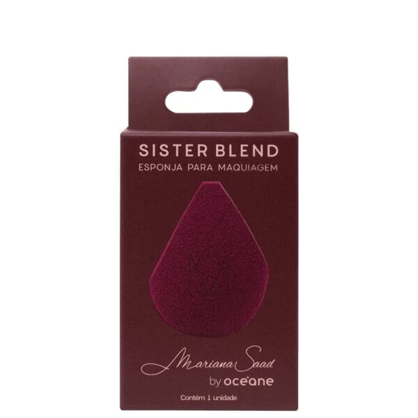 Esponja Vinho de Maquiagem Mariana Saad - Sister Blend By Océane