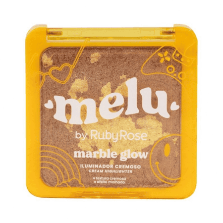 Iluminador Cremoso Marble Glow Beach Sunset - Melu By Ruby Rose