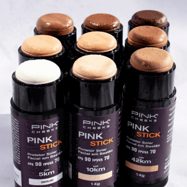 Protetor Solar Facial Incolor em Bastão FPS90/5KM - Pink Cheeks