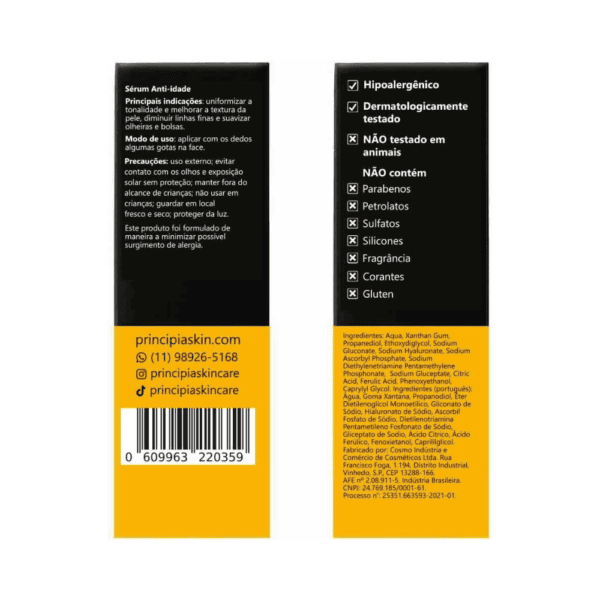 VC-10 Sérum Vitamina Antioxidante - Princípia