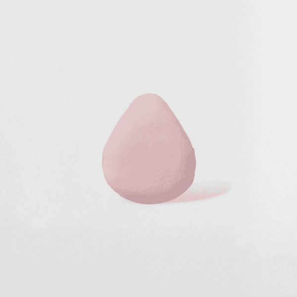 Mini Esponja para Acabamento Rosa – Mini Powder Puff - Océane