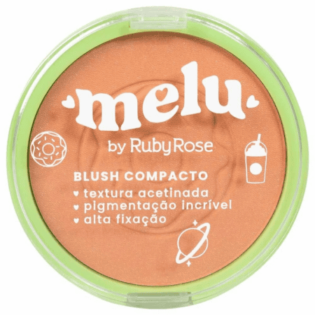 Blush Compacto Caramel - Melu By Ruby Rose