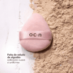 Mini Esponja para Acabamento Rosa – Mini Powder Puff - Océane