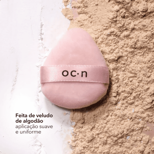 Mini Esponja para Acabamento Rosa – Mini Powder Puff - Océane