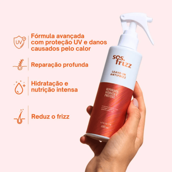 Leave In Spray Antifrizz 200 ml - SOS Frizz