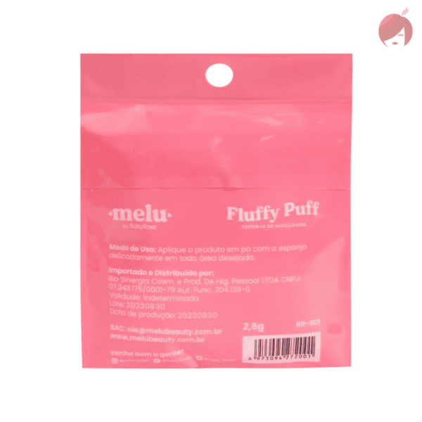 Esponja Para Pó Fluffy Puff - Melu by Ruby Rose