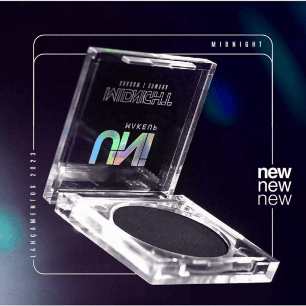 Paleta de Sombra Super Preta Midnight - Uni Makeup