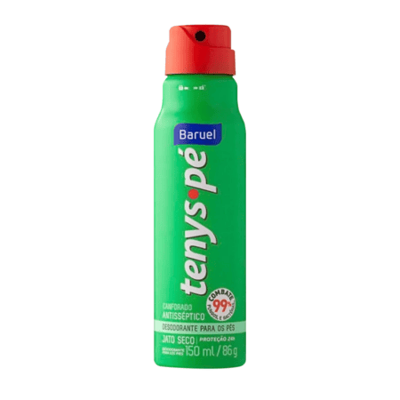 Tenys Pé Canforado - Aerossol Desodorante para os Pés 100g - Baruel