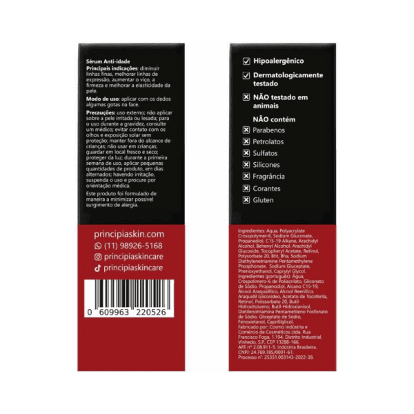 RN-03 Sérum Retinol + Vitamina E - Princípia