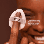 Mini Esponja para Acabamento Rosa – Mini Powder Puff - Océane