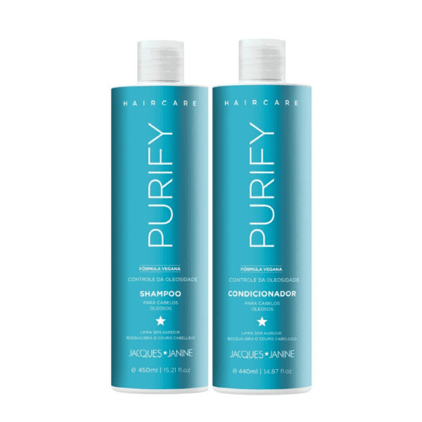 Kit Hair Care Purify Shampoo 450ml + Condicionador 440ml - Jacques Janine