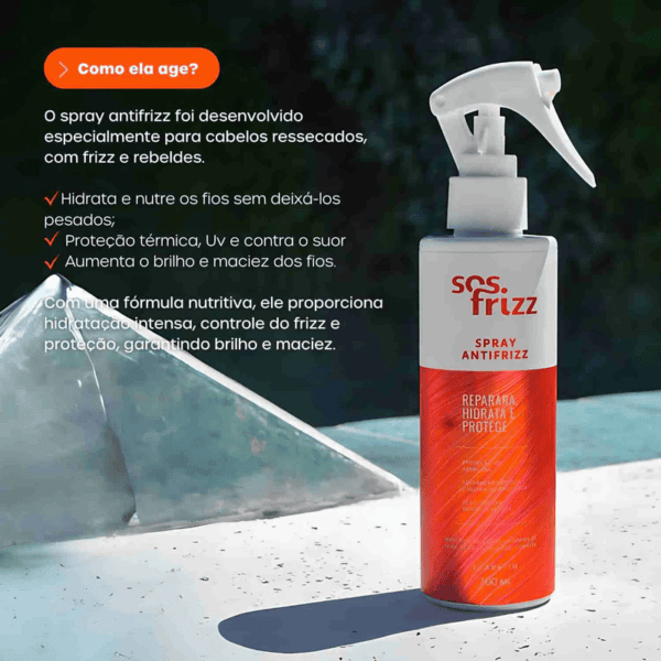 Leave In Spray Antifrizz 200 ml - SOS Frizz