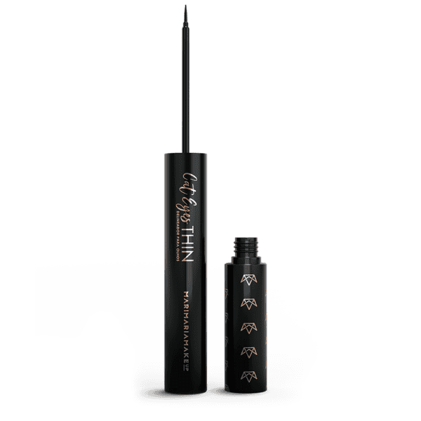 Delineador Líquido Cat Eyes Thin Spot Preto - Mari Maria