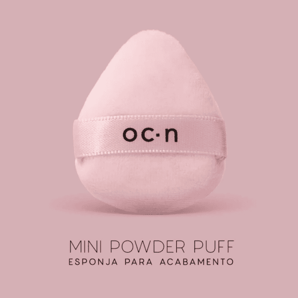 Mini Esponja para Acabamento Rosa – Mini Powder Puff - Océane