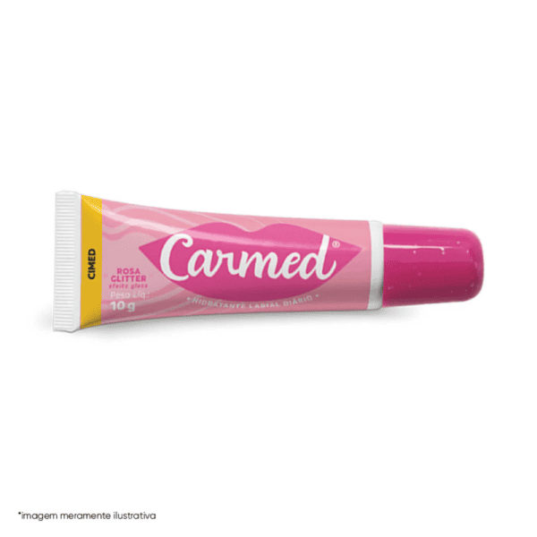 Protetor Labial BFF Rosa Glitter - Carmed