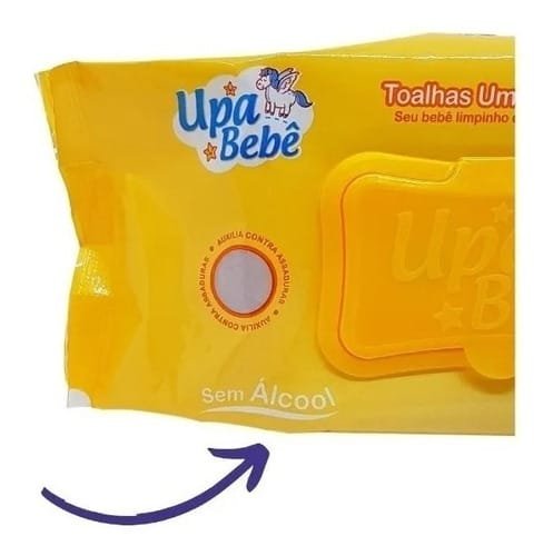 Toalhas Umedecidas Upa Bebê c/ 140 Un - Upa Bebê