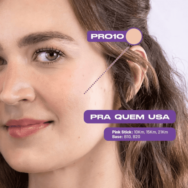 Protetor Solar Facial com Cor em Bastão FPS96 / PRO40- Pink Cheeks