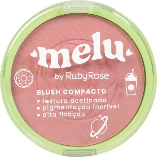 Blush Compacto Bubblegum - Melu By Ruby Rose