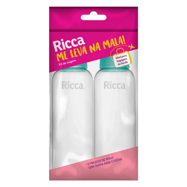 Kit Com 2 Frascos de Viagem Disk Top - Ricca