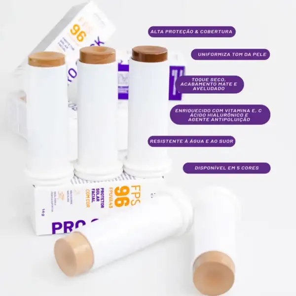 Stick Protetor Solar Multifuncional FPS96 PRO15- Pink Cheeks