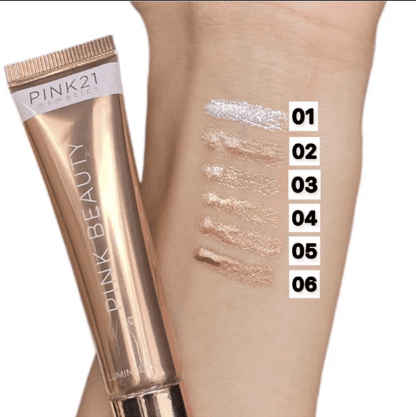 Iluminador Liquido Pink Beauty Com Aplicador - Pink 21
