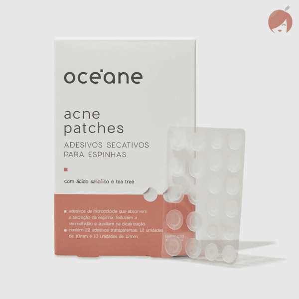 Adesivos Secativos Para Espinhas com Ácido Salicílico Acne Patches 22un - Océane