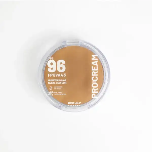 Pro Cream Protetor Solar Multifuncional FPS96 FPUVA43 14g - PRO20 - Pink Cheeks