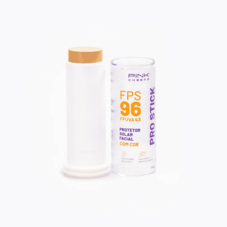 Protetor Solar Facial com Cor em Bastão FPS96 / PRO40- Pink Cheeks