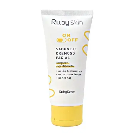 Sabonete Cremoso Facial On/Off Rubyskin - Ruby Rose