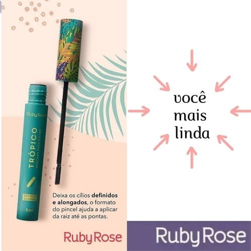 Máscara para Cílios Define e Alonga Trópico  - Ruby Rose