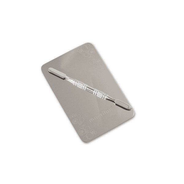 Kit de Placa e Espátula para Maquiagem - Macrilan