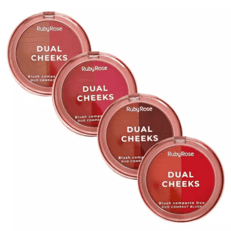 Blush Compacto Dual Cheeks - Ruby Rose