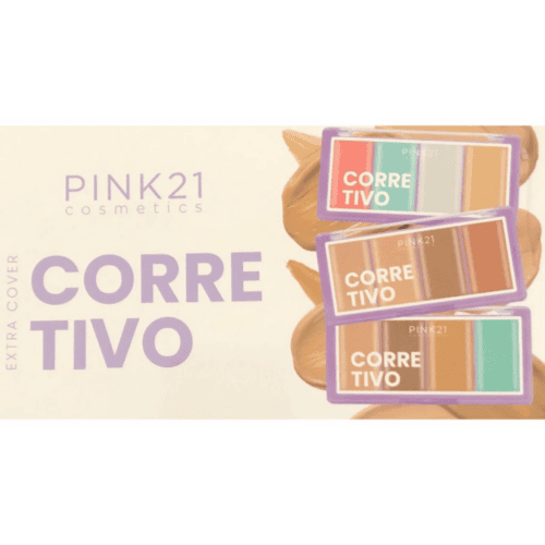 Paleta de Corretivo Extra Cover - Pink 21