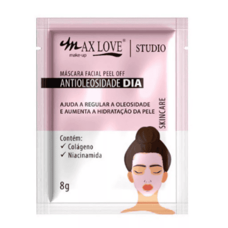 Mascara Facial Peel Off Antioleosidade Dia Sache - Max Love