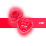 Lip Balm Coração Hearts Magic - Pink 21
