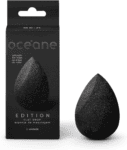 Esponja De Maquiagem Preto Flat Drop - Océane