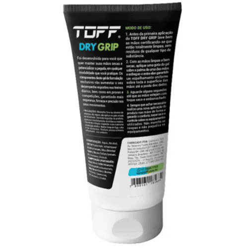 DRY GRIP GEL 60gr Maior Aderência E Conforto Para Seus Treinos - TOFF