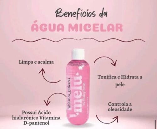 Água Micelar 100ml - Melu By Ruby Rose