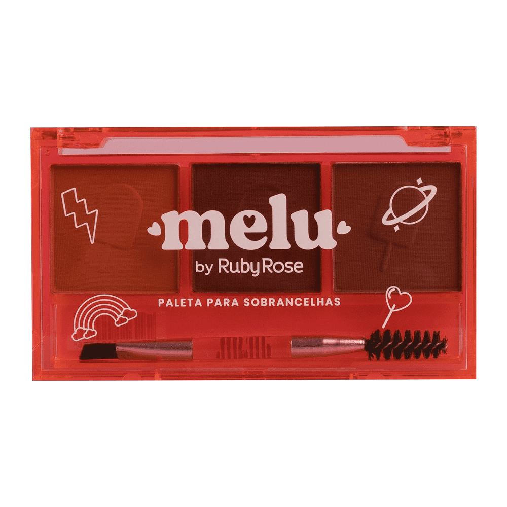 Paleta de Sobrancelhas Cor 01 - Melu By Ruby Rose