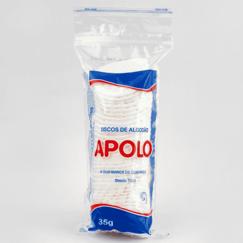 Algodão Discos 35g c/ Ziplock - Apolo
