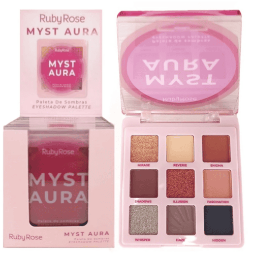 Paleta De Sombras Myst Aura - Ruby Rose