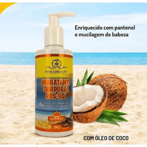 Hidratante Corporal Pós Sol Linha Summer - Phallebeauty